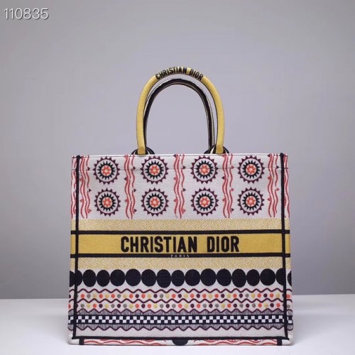 DIOR BOOK TOTE BAG EN TOILE BRODÉE M1286ZJOV