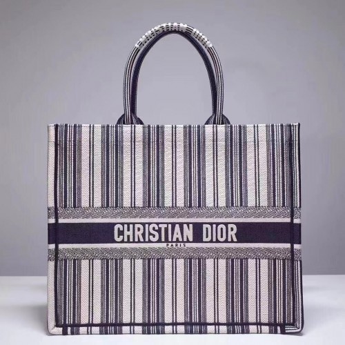 DIOR BOOK TOTE BAG TOILE DE JOUY M1287ZT Bleu