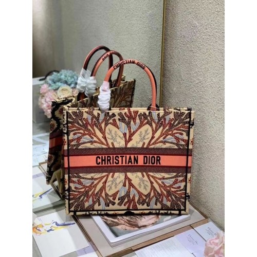 SAC EN TOILE BRODÉE DIOR BOOK TOTE C1287-11