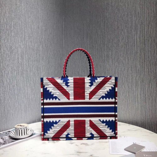 DIOR BOOK TOTE SAC EN TOILE BRODÉE M1287-3