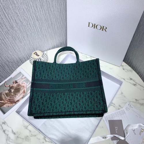SAC EN TOILE BRODÉE DIOR BOOK TOTE M1287-8