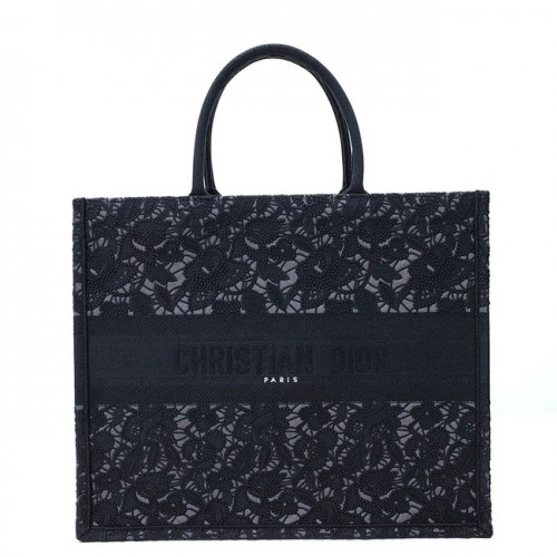 DIOR BOOK TOTE Broderie C1286-34 noir