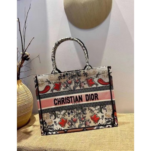 DIOR BOOK TOTE Broderie Multicolore M1287ZR