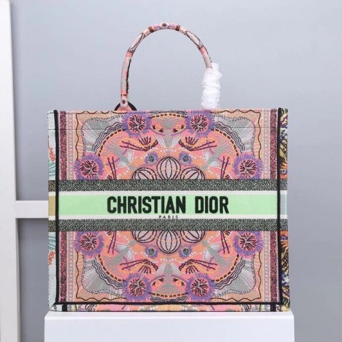 DIOR BOOK TOTE Cravate Multicolore Broderie Dior M1286