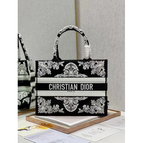 DIOR BOOK TOTE cuir C1287-25 noir
