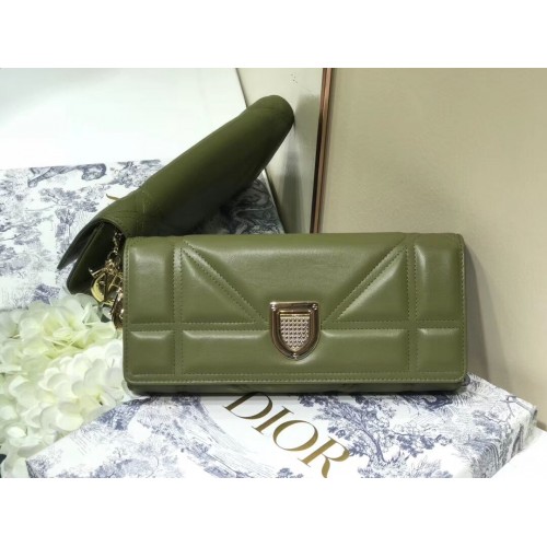 POCHETTE DIOR métal doré C1040A vert