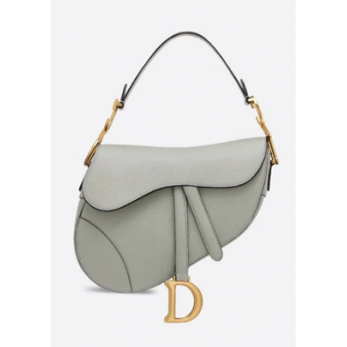 SAC DIOR GRIS STONE GRAIN VEAU GRAIN M0446C