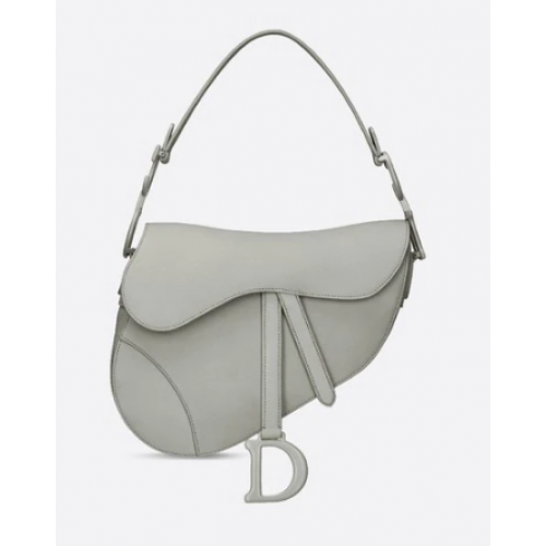 SAC DIOR EN CUIR DE VEAU MAT GREY STONE M0446I