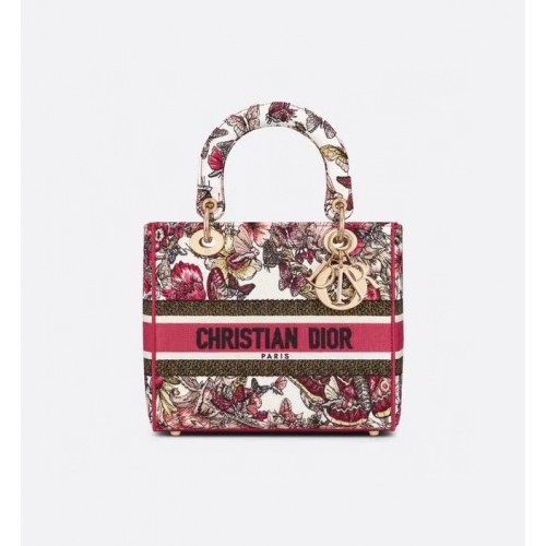 SAC DIOR LADY D-LITE Broderie M0566BRE-10