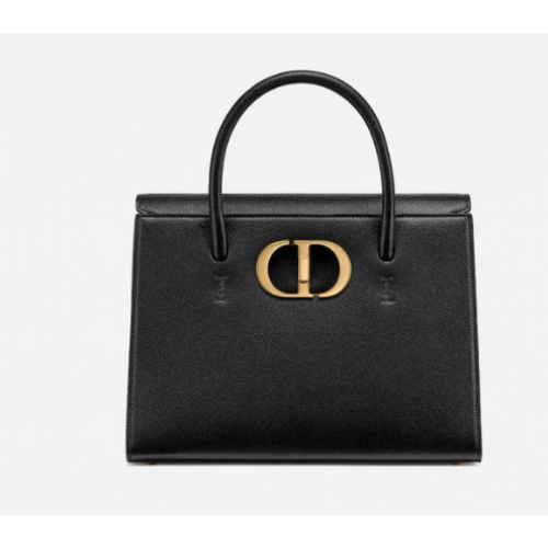 DIOR LARGE ST HONORE TOTE Cuir de veau grainé M9306UBAE noir