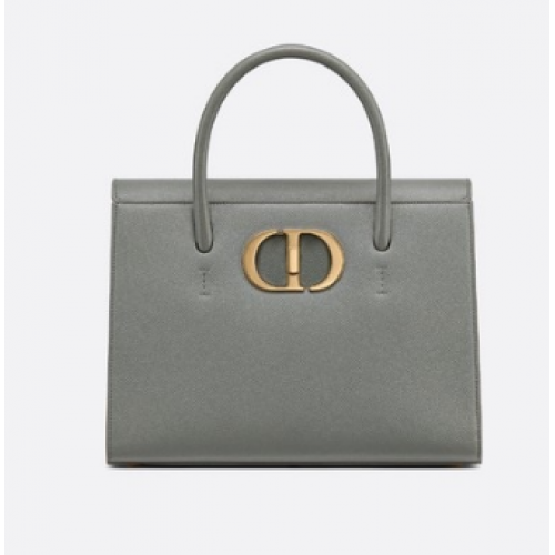 DIOR LARGE ST HONORE TOTE Cuir de veau grainé M9306UBAE gris