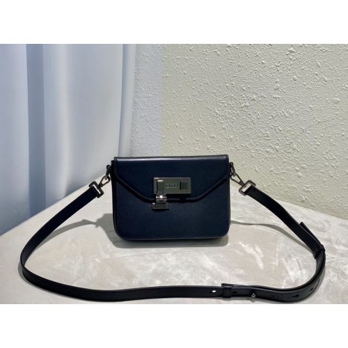 DIOR MINI SAC BOBBY Cuir de vachette noir C0978