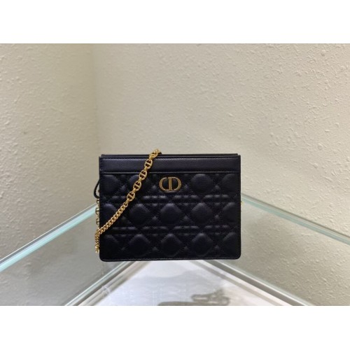 DIOR MINI BOBBY BAG Agneau Cannage Dégradé C4106 noir