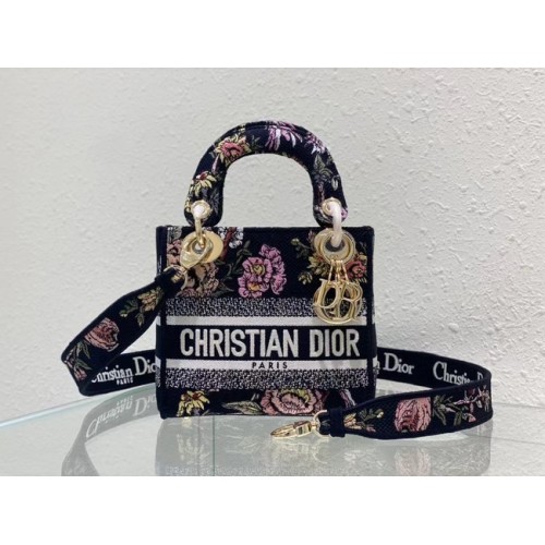SAC DIOR MINI LADY D-LITE Broderie M0500BZ-4