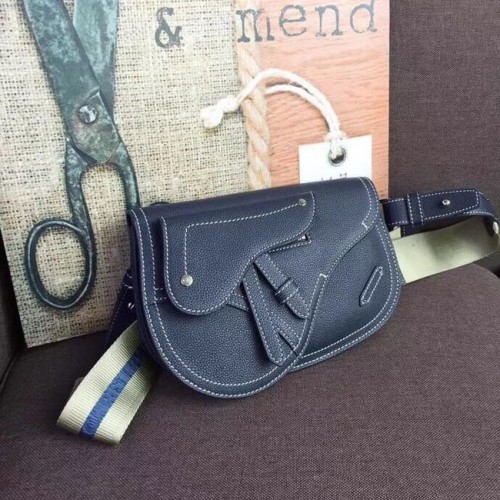 SAC BANANE DIOR OBLIQUE SADDLE M9021 Bleu Royal