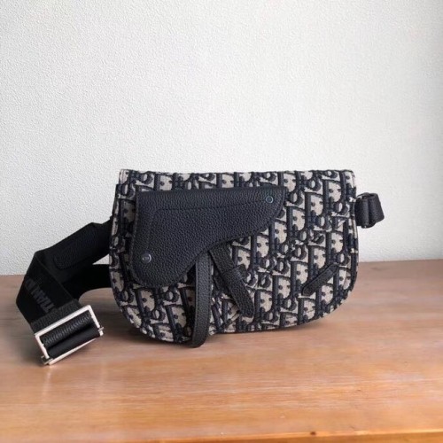SAC BANANE DIOR OBLIQUE SADDLE M9021 noir