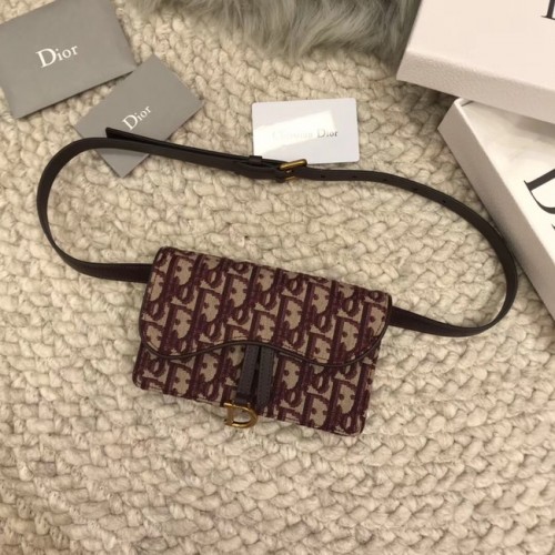 Sac ceinture DIOR Oblique D26988 Bordeaux