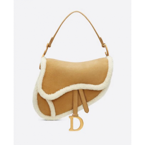 SAC DIOR SADDLE Mouton Camel M0446C