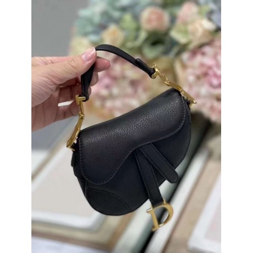 DIOR SAC DE SELLE mini Chèvre C8160 noir