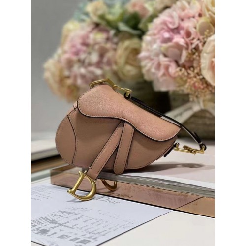 DIOR SAC DE SELLE mini Veau C8160 rose
