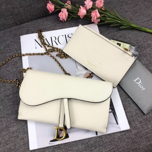 Sac DIOR AVEC CHAÎNE 26955 blanc
