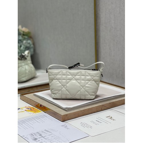 Sacs à bandoulière en cuir DIOR S5553 blanc