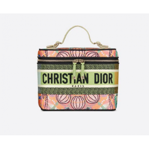 DIORTRAVEL VANITY CASE Multicolore Dior en Broderie Lumières S5480V