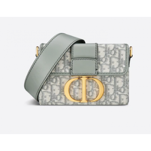 Dior 30 MONTAIGNE BOX BAG Oblique Jacquard M9204UT Gris