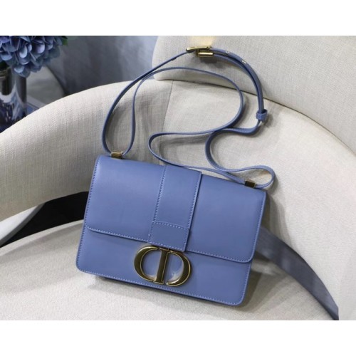 Dior SAC 30 MONTAIGNE EN CUIR DE VEAU M9203 bleu