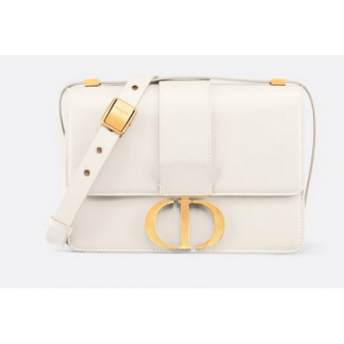 Dior SAC 30 MONTAIGNE EN CUIR DE VEAU M9203 blanc cassé