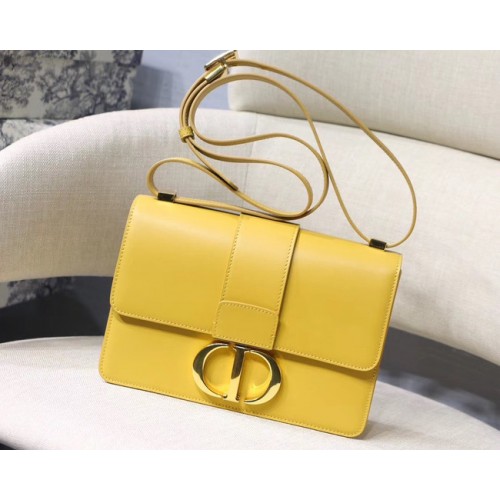 SAC Dior 30 MONTAIGNE EN CUIR DE VEAU M9203 jaune