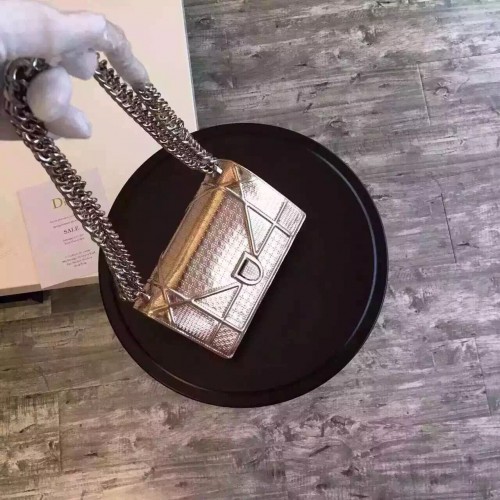 Sac Dior Diorama Original Cuir CD13S Doré