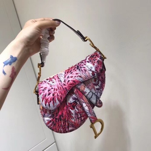 Dior GEBORDUURDE PETITE SELLE-TAS AD0157