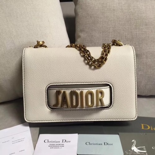 Dior Sac à rabat JADIOR Cuir de veau M9003 OffWhite