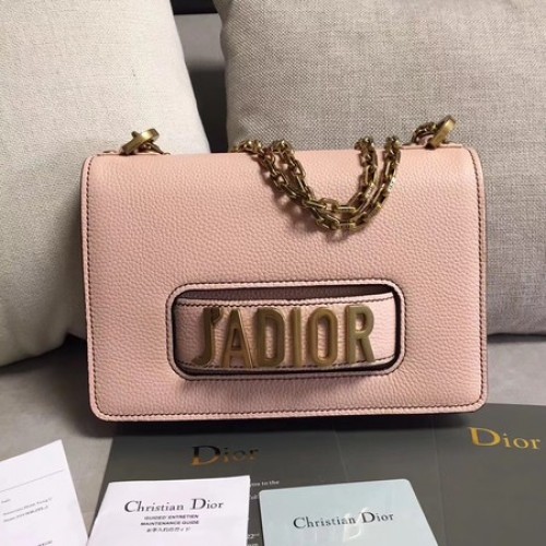 Dior Sac à rabat JADIOR Cuir de veau M9003 Rose