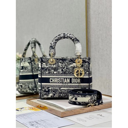 Dior SAC FEMME MOYEN D-LITE Brodé M0565-13