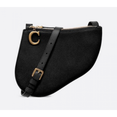 Dior POCHETTE EN CUIR DE VEAU SADDLE S5642 noir