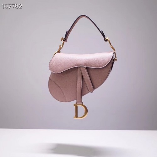 Dior SADDLE-TAS VAN KALFSLEER M0446C rose clair