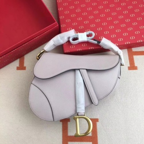 Dior SADDLE-TAS VAN KALFSLEER M0446C violet clair