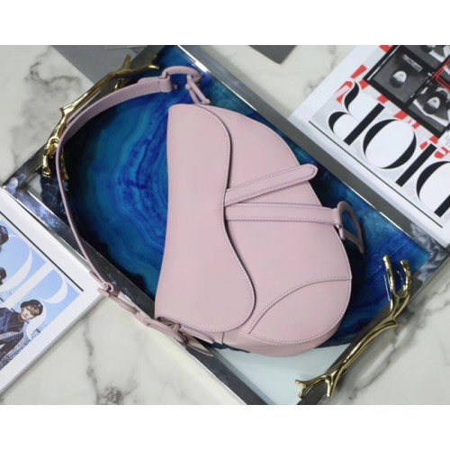 Dior SADDLE-TAS VAN KALFSLEER M0446C rose