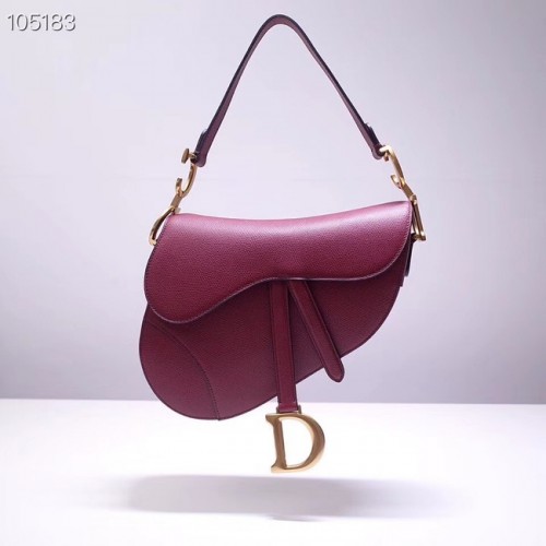Dior SADDLE-TAS VAN KALFSLEER M0446CW Vin