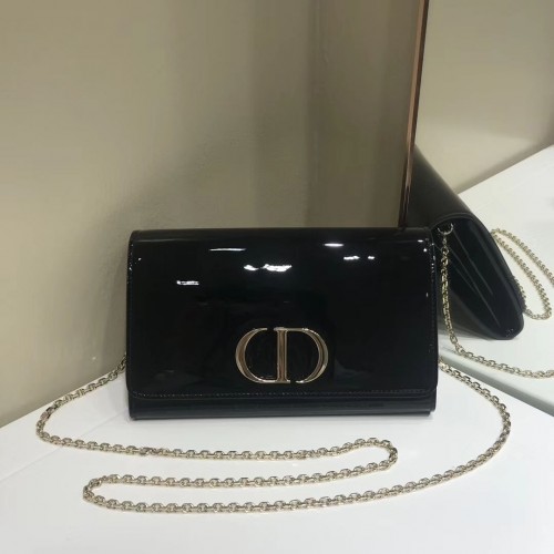 Pochette Dior en cuir M9205 noir