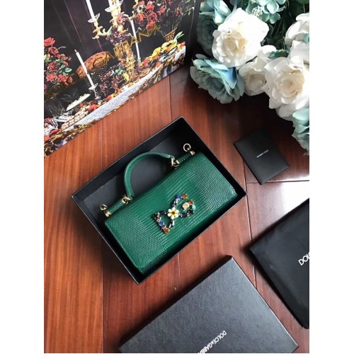 Dolce Gabbana Sacs fourre-tout en cuir de veau 1126 vert