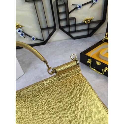 Dolce Gabbana Cuir d'origine 4136 or