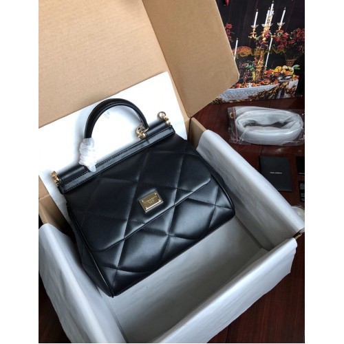 Dolce Gabbana Cuir d'origine 4198 Noir