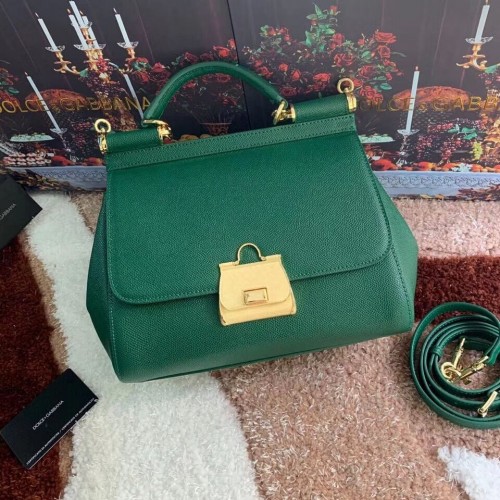 Dolce Gabbana Sac en cuir d'origine 4131 vert