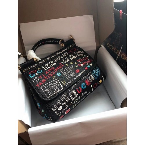 Dolce Gabbana SICILY Sac Cuir de Veau 4136-16