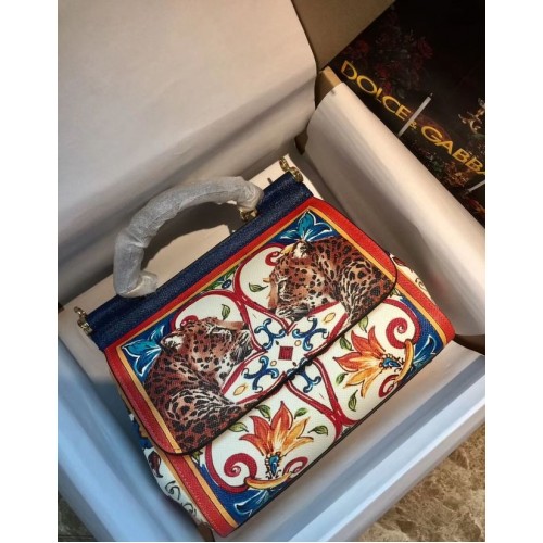 Dolce Gabbana SICILY Sac Cuir de Veau 4136-7