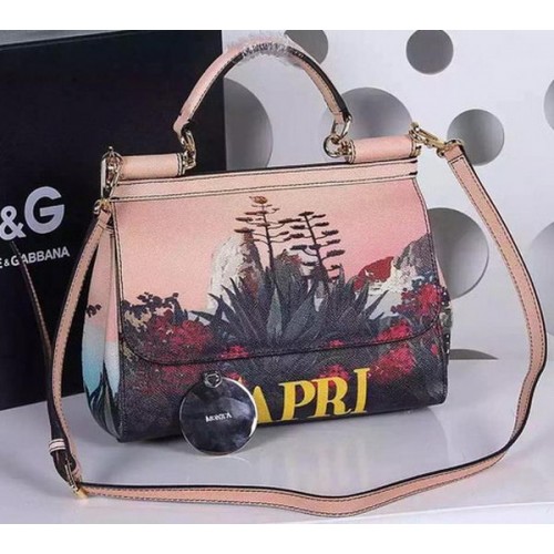 Dolce Gabbana Sac SICILY Cuir de veau BB4137TAE