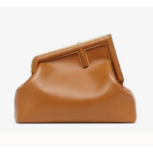 FENDI FIRST MEDIUM sac en cuir 8BP127AB marron